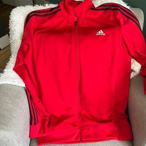 Red Adidas Men Sweater